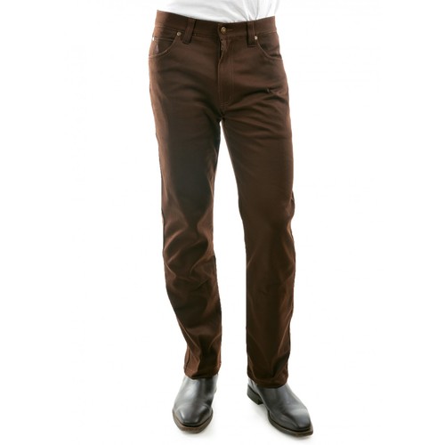 Thomas Cook Mens Stockman Mid Reg Polycotton Jeans (TCP1218107) Dark Brown 44x32 [SD]