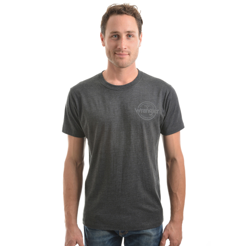 Wrangler Mens Angus T-Shirt (XCP1557366) Charcoal Marle XL