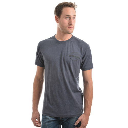 Wrangler Mens Angus T-Shirt (XCP1557366) Denim Marle S