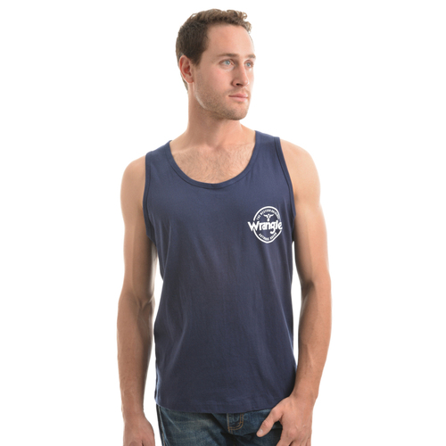 Wrangler Mens Marcus Singlet (XCP1558367) Navy M [SD]