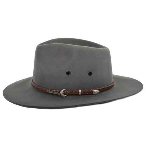 Thomas Cook Redesdale Wool Felt Hat (TCP1949HAT) Gunmetal Grey 57 [SD]