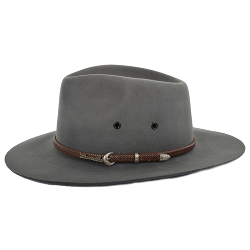 Thomas Cook Redesdale Wool Felt Hat (TCP1949HAT) Gunmetal Grey 58 [SD]