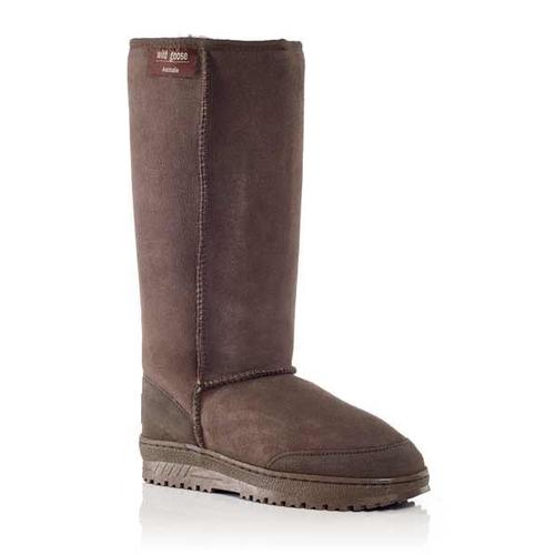 Wild Goose Premium Long Sheepskin Ugg Boots (UB-521) Chocolate 13M/15W [GD]