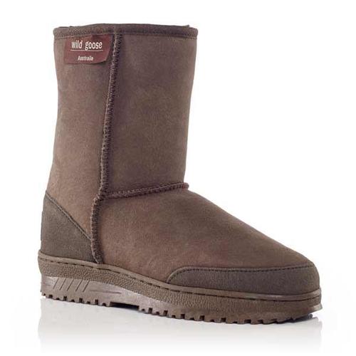 Wild Goose Premium Short Sheepskin Ugg Boots (UB-421) Chocolate 12M/14W