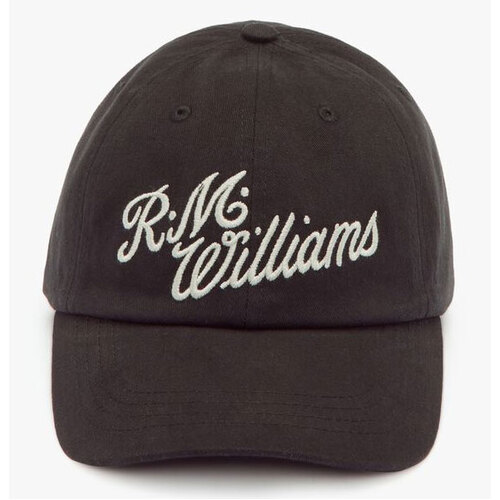 R.M.Williams Script Cap (ACX9OWI) Black/Silver OSFM