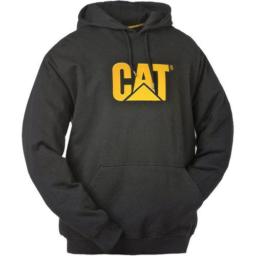 CAT Mens Trademark Hooded Sweatshirt (W10646) Black M [GD]