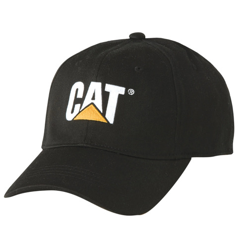 CAT Trademark Flex Fit Cap (W01700.016) Black S/M