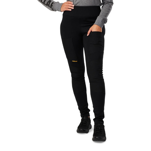 CAT Womens Work Stretch Leggings (1810067.10158) Black 2XL [GD]