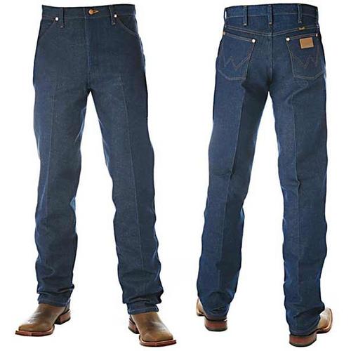 Wrangler Mens Cowboy Cut Original Fit Jeans (13MWZ34) Rigid Indigo 33X34