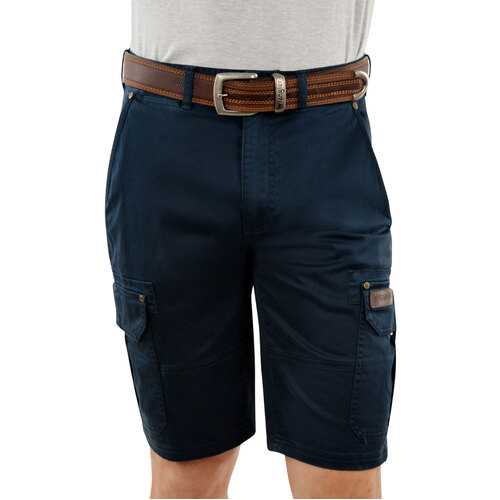 Wrangler Mens Cooper Cargo Shorts (XCP1301698) Navy 34 [SD]