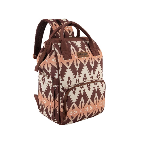 Wrangler Womens Southwestern Backpack Baby Bag (X4S2960BAG) Mocha