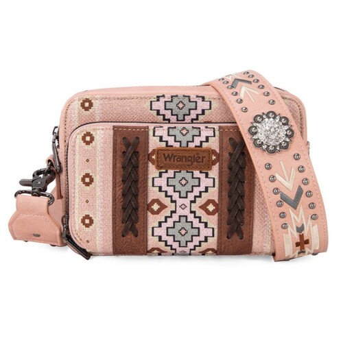 Wrangler Southwestern Crossbody Wallet Bag (X4S2970BAG) Pink