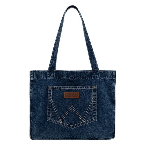 Wrangler Denim Pocket Tote Bag (X4S2975BAG) Indigo