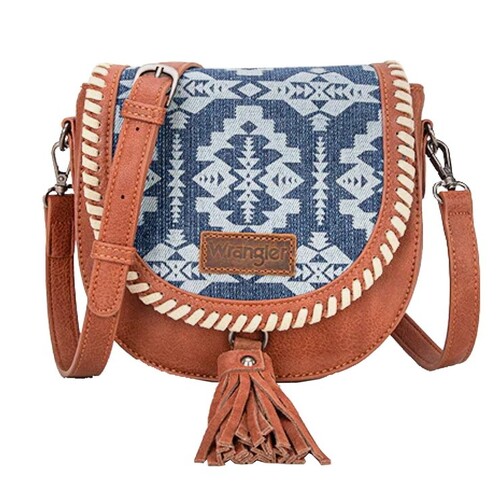 Wrangler Southwestern Dakota Saddle Bag (X5W2990BAG) Denim