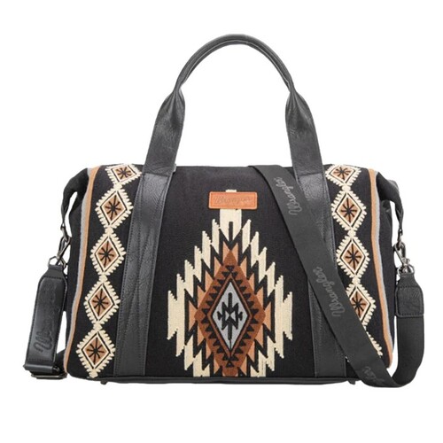 Wrangler Southwestern Maya Aztec Duffle Bag (X5W2994BAG) Black