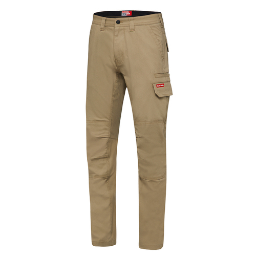 Hard Yakka Mens 3056 Stretch Canvas Cargo Pants (Y02880) Khaki 82R