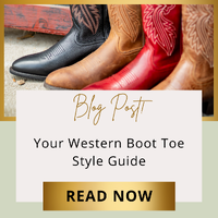 What Western Boot Toe is your Western Vibe?