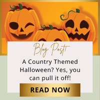 A Country Themed Halloween? Yes, you can pull it off!